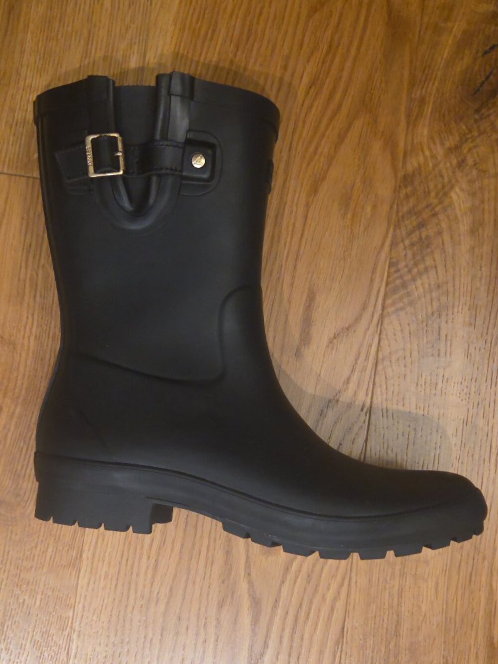Black Sperry Rainboots